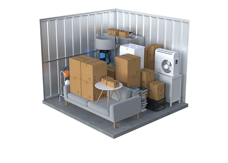 L opslagunit 11-19m³ voor appartement inboedel