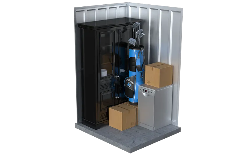 S opslagunit 3-6m³ voor verhuisdozen en seizoensspullen